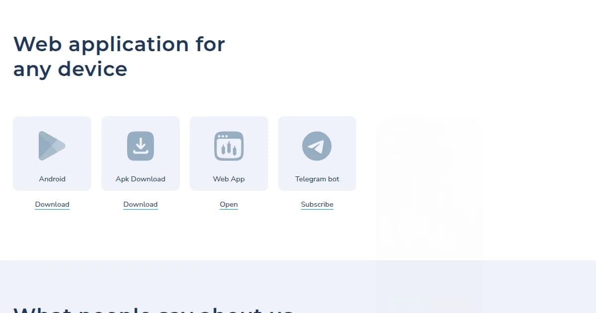 Pocket Option official download options: Android, APK Download, Web App, Telegram bot