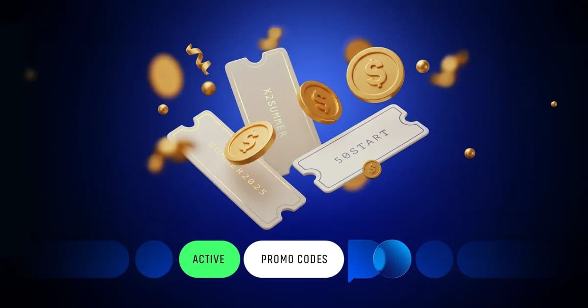 Kode promo Pocket Option — tiket dengan kode 50START dan koin emas